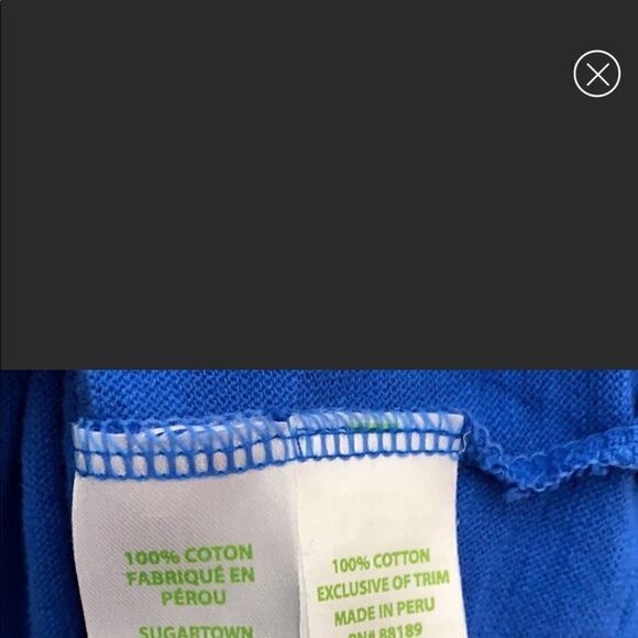 Lilly Pulitzer Royal Blue with Gold Accent Emerson TunicTop - Picture 11 of 16